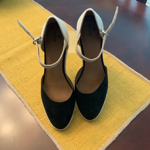 🆕SUSINA Lily Ankle Strap Wedge Sandal - Picture 4 of 7